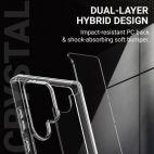 Crong Crystal Shield Cover - Etui Samsung Galaxy S25+ (przezroczysty) - zdjęcie