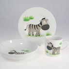 Zestaw naczyń dla dzieci - Zebra 5137 ROMA / MARGOT - zdjęcie
