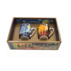 Kubki 400 ml - 2 szt. - V. van Gogh / Taras kawiarni nocą i Gwiaździsta noc (830-7219) - zdjęcie