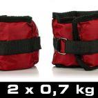 Obciążniki na ręce i nogi - 2 x 0,7 kg - HMS OB02 - zdjęcie