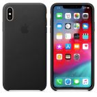 Etui do iPhone Xs Max Apple Silicone - czarne - zdjęcie