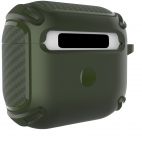 Etui do Airpods 3 - JINYA Carbon Fiber - zielone - zdjęcie