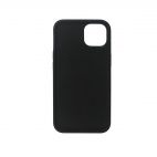 Etui do iPhone 13 mini eSTUFF MADRID Silk-touch Silicone Case - czarne - zdjęcie