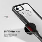 Etui do iPhone 7/8 ZIZO Shock Case - Przeźroczyste/czarne - zdjęcie