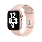 Pasek do Apple Watch 45mm Silicone - piaskowy róż - zdjęcie