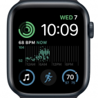 Apple Watch SE 2 40mm aluminium w kolorze północy z paskiem sportowym w kolorze północy - zdjęcie