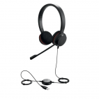Słuchawki Jabra Evolve 20 UC z mikrofonem - czarne - zdjęcie