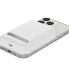 Powerbank Belkin Magnetic Wireless 5000mah MagSafe + Stand - biały - zdjęcie