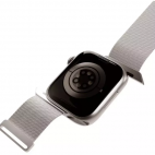 Pasek do Apple Watch 44/45/ 46mm Puro Milanese Magnetic Band titanium - zdjęcie