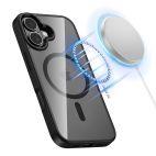 Etui do iPhone 17 Tech-Protect MagMat MagSafe black clear - zdjęcie