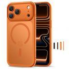 Etui do iPhone 17 Pro Tech-Protect Magpeak CC MagSafe orange - zdjęcie