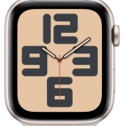 Apple Watch SE2 44mm aluminium + Cellular w kolorze księżycowej poświaty z paskiem sportowym w kolorze księżycowej poświaty - M/L - zdjęcie