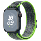 Apple Pasek 38/40/41/42mm silikonowy Nike+ w kolorze Green/Blue - zdjęcie