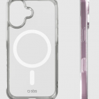 Etui do iPhone 16 SBS Rigid MagSafe przezroczyste - zdjęcie