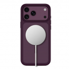 Etui do iPhone 18/17 Pro Max Tech-Protect MagMat CC MagSafe matowy burgund - zdjęcie