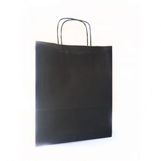 Torba papierowa Soft A4 - Czarny - zdjęcie główne