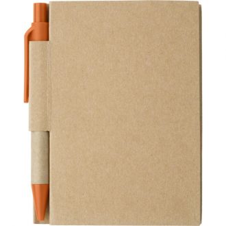 Notes Eco1 z długopisem - Pomarańczowy - zdjęcie główne