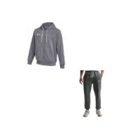 Komplet męski Nike Park 26 Fleece Full-Zip Hoodie szara IB1228 071 - zdjęcie główne