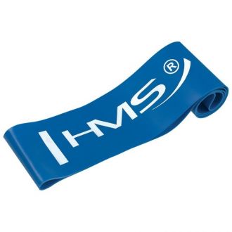 Guma do ćwiczeń fitness HMS GU04 0,9 mm niebieska - zdjęcie główne