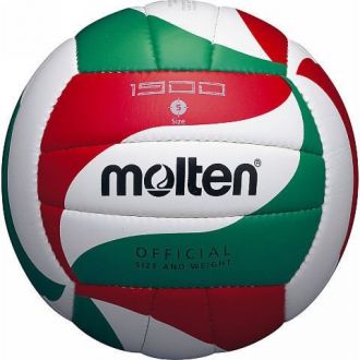 Piłka siatkowa MOLTEN V5-M1900 zielono-biało-czerwona rozmiar 5 - zdjęcie główne