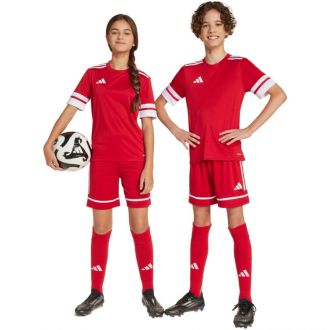 Spodenki dla dzieci adidas Squadra 25 czerwone JN5456 - zdjęcie główne