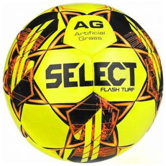 Piłka Nożna Select FLASH TURF v23 żółto-pomarańczowa - zdjęcie główne