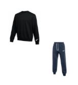 Komplet męski Nike Park 26 Fleece Crew czarna IO9039 010 - zdjęcie główne