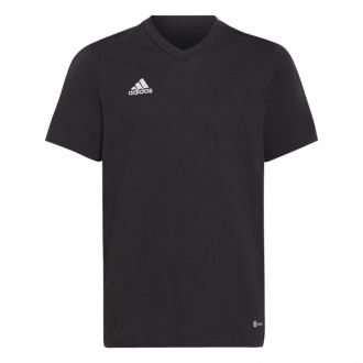 Koszulka sportowa dziecięca adidas TEE czarna bawełniana - zdjęcie główne