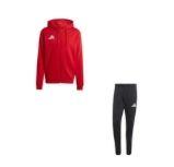 Bluza męska adidas Entrada 26 FZ Hoody czerwona KF5944 - zdjęcie główne
