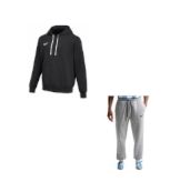 Komplet męski Nike Park 26 Fleece Hoodie czarna IB1222 010 - zdjęcie główne