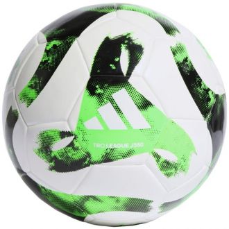 Piłka nożna adidas Tiro Junior 350 League biało-zielona HT2427 - zdjęcie główne