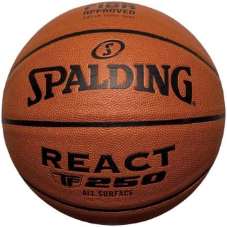 Piłka do koszykówki Spalding React TF-250 Logo Fiba - zdjęcie główne