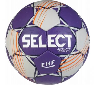Piłka ręczna Select Ultimate Replica EHF fioletowo-biała - zdjęcie główne