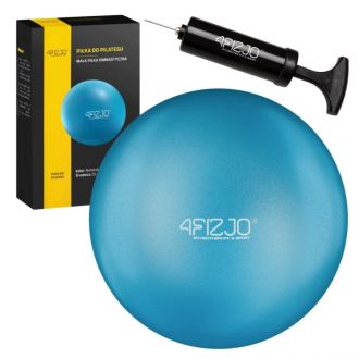 Piłka do pilatesu rehabilitacyjna 4FIZJO 22cm niebieska - zdjęcie główne