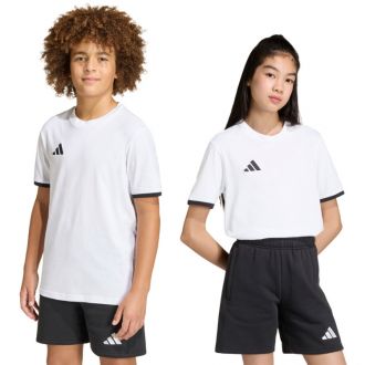 Koszulka dla dzieci adidas Entrada 26 Tee biała JZ6670 - zdjęcie główne