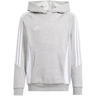 Bluza dla dzieci adidas Tiro 24 Hooded Sweat szara IR7505 - zdjęcie główne