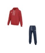 Komplet męski Nike Park 26 Fleece Hoodie czerwona IB1222 657 - zdjęcie główne