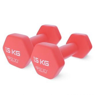 Hantelki żeliwne do ćwiczeń Classic 2 x 1,5 kg - zdjęcie główne