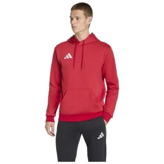 Bluza męska adidas ENTRADA 26 z kapturem czerwona - zdjęcie główne