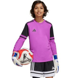 Koszulka bramkarska dla dzieci adidas Squadra 25 Long Sleeve fioletowa JJ1939 - zdjęcie główne