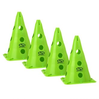 Pachołek treningowy zestaw 4 szt. - 30 cm zielony / PT4-13H-G - zdjęcie główne