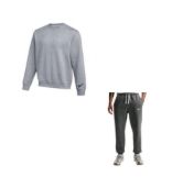 Komplet męski Nike Park 26 Fleece Crew jasnoszara IO9039/IB1248 - zdjęcie główne