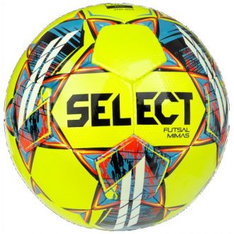 Piłka nożna Select FUTSAL MIMAS niebiesko-żółta rozmiar 4 halowa - zdjęcie główne