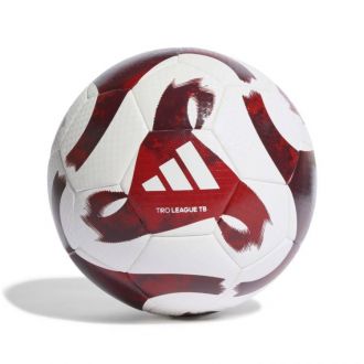 Piłka nożna adidas Tiro League Thermally Bonded biało-czerwona HZ1294 - zdjęcie główne