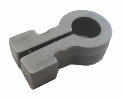 Haczyk zaczep do mocowania siatki Yakimasport szary 29x14x8mm - zdjęcie główne