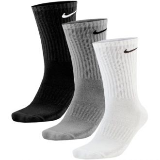 Skarpety Nike Everyday Cushioned Crew 3 pary białe, szare, czarne - zdjęcie główne