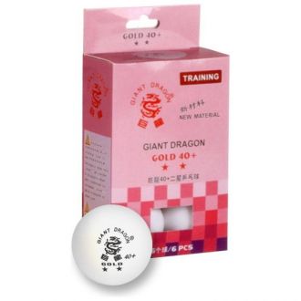 Piłeczki do ping ponga Giant Dragon Gold Star** 8332 6 szt. - zdjęcie główne