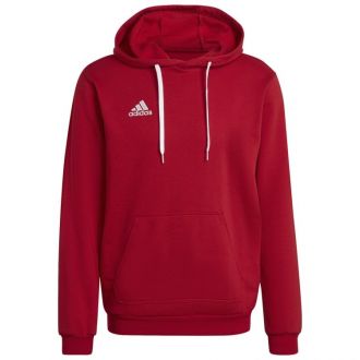 Bluza męska adidas ENTRADA z kapturem czerwona - zdjęcie główne