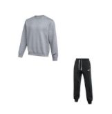 Komplet męski Nike Park 26 Fleece Crew jasnoszara IO9039/IB1248 - zdjęcie główne
