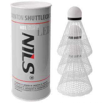 Lotka do badmintona nylonowe Nils NBL6193 Led 3pak - zdjęcie główne